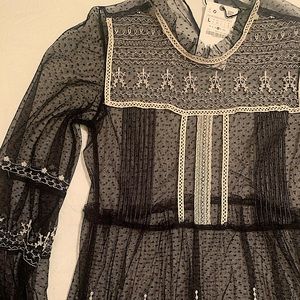 Long Sheer Lace Top/Dress